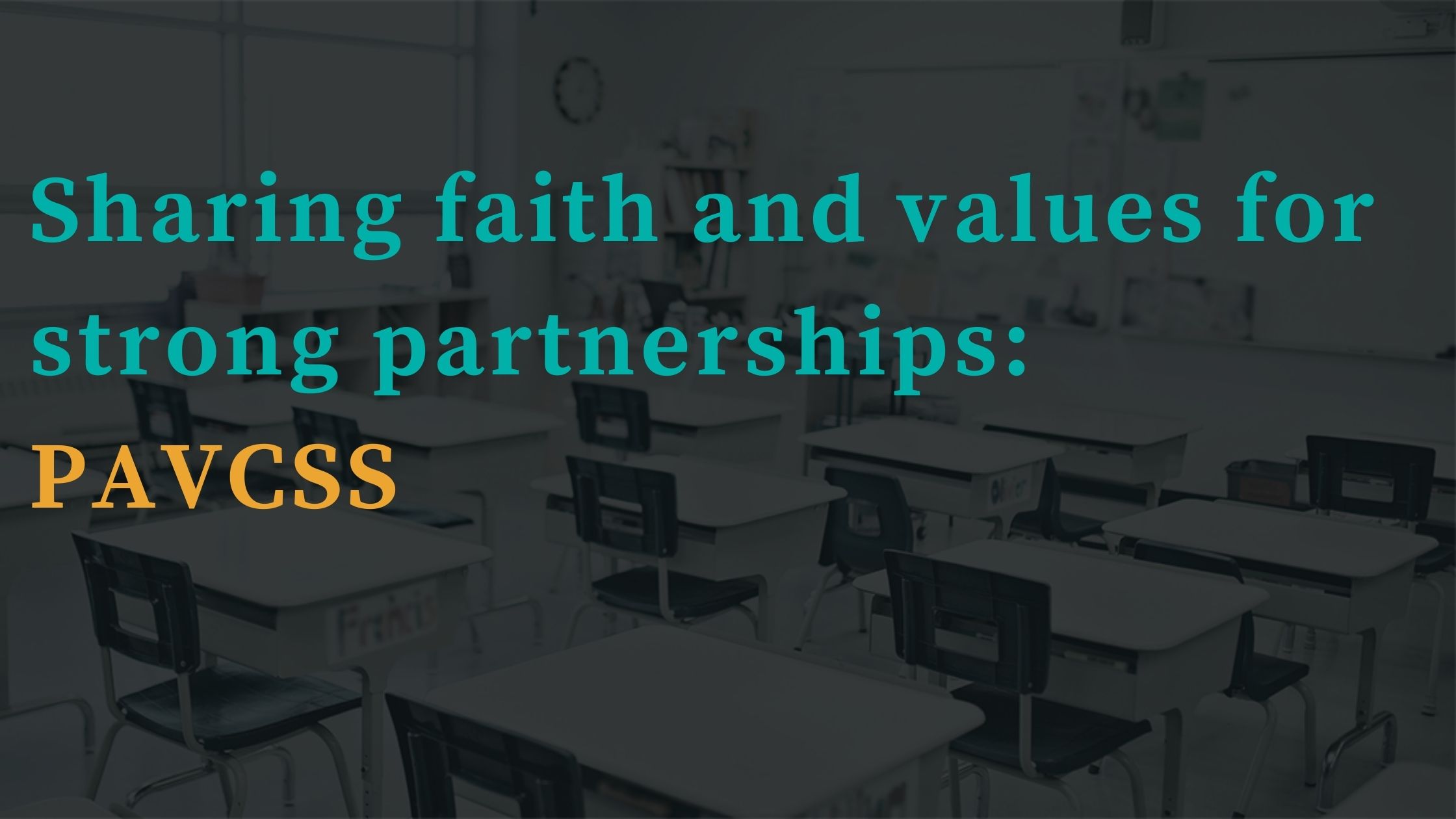 Sharing faith and values for strong partnerships
