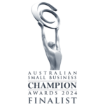2024 - Australian Small Business Champion Awards Finalist Greyscale